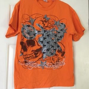 Orange motorcycle shirt boys rudeboyz